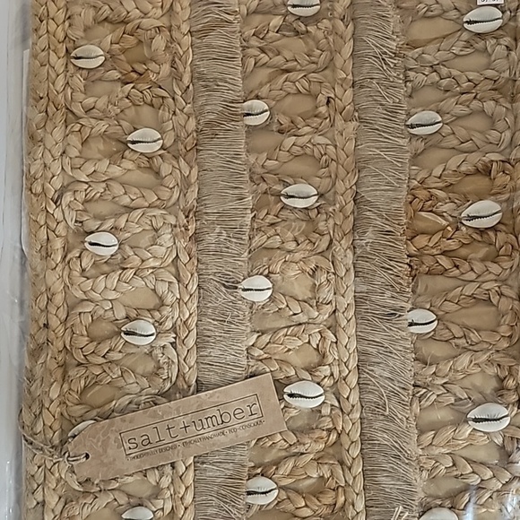 BEACHLY X SALT + UMBER - ISLA JUTE SEASHELL TOTE - Picture 8 of 9